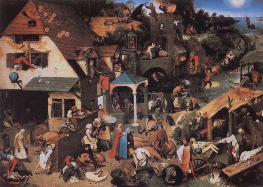 BRUEGHEL, Pieter the Younger Netherlandish Proverbs